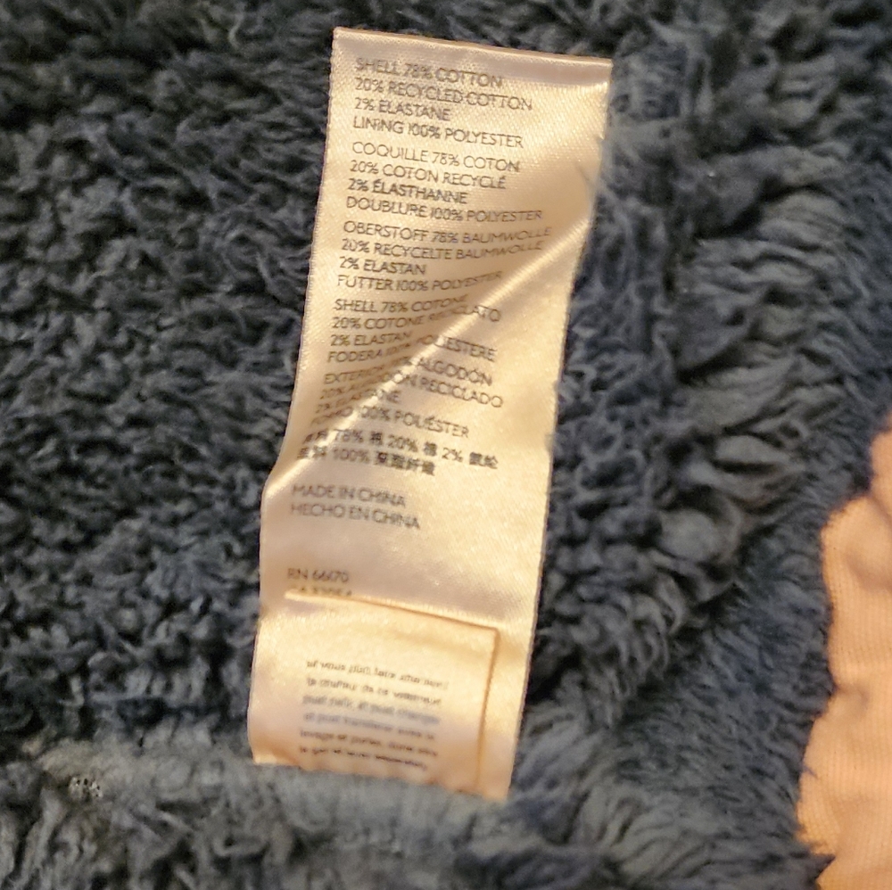 Anthropologie NWT Pilcro Pink Wash Gray Sherpa Utility Jacket Cozy S Shacket Fur - Picture 8 of 8